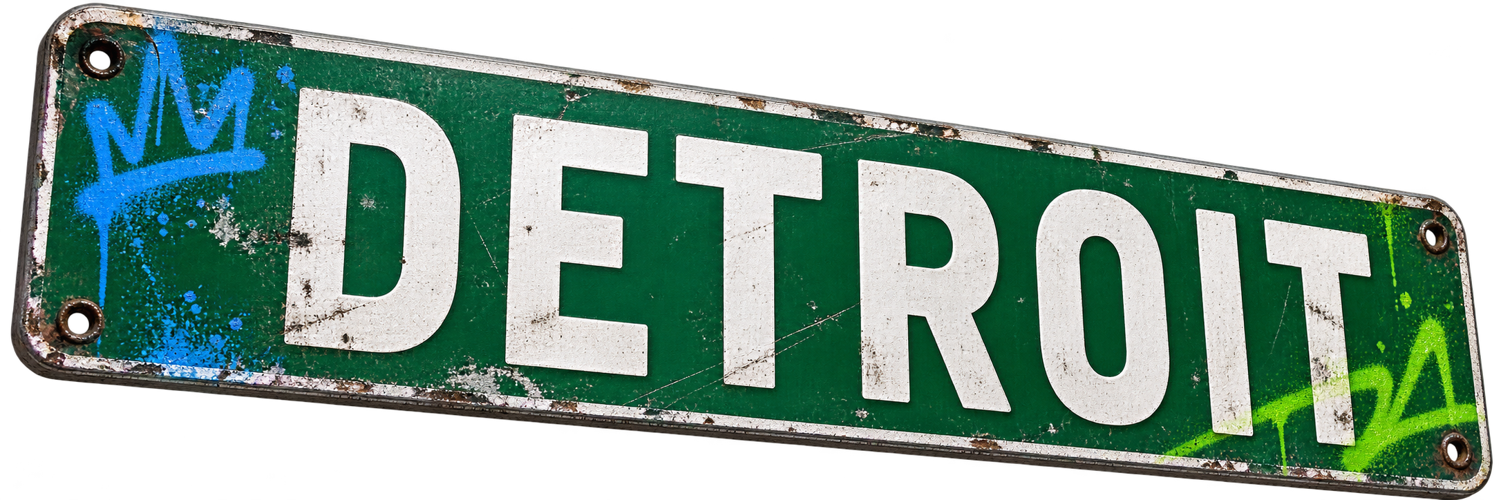 Detroit street sign